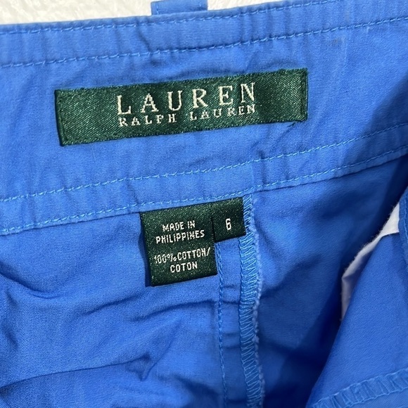 Lauren Ralph lauren 100% cotton pants. 2-pockets front zip & button. Size 6 - Picture 7 of 7